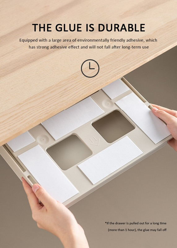 Samolepiace pero Top Key, študentský stôl, skrytá zásuvka pod spodnou časťou, závesná krabička, úložný box na papiernictvo