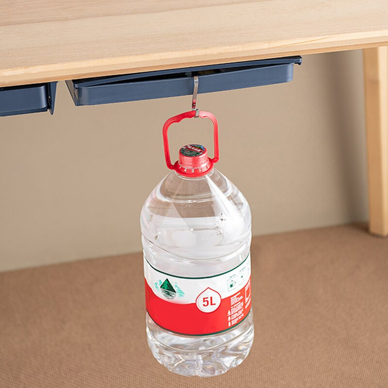 Samolepiace pero Top Key, študentský stôl, skrytá zásuvka pod spodnou časťou, závesná krabička, úložný box na papiernictvo