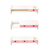 2022 Nový kreatívny a praktický stolový úložný stojan vyrobený z drevenej plastovej dosky, odolný, nie je ľahké ho zlomiť, silný, nosný