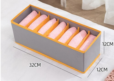 Organizéry do zásuviek, 3-rozmerný skladací organizér na oblečenie z PP dosky, na košele a nohavice s rozdeleným úložným boxom s 12 mriežkami