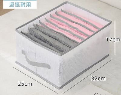 Organizéry do zásuviek, 3-rozmerný skladací organizér na oblečenie z PP dosky, na košele a nohavice s rozdeleným úložným boxom s 12 mriežkami