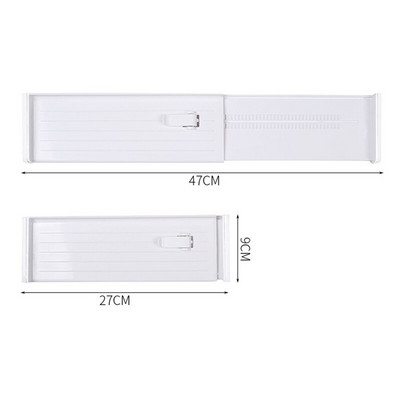 Pregradna ploča Kutija za čarape Donje rublje Preklopna daska Ladica Separator Organizator 1PC Pregrada za pohranu Plastična pregrada na uvlačenje Šminka