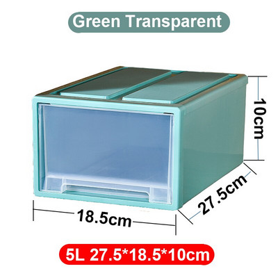 Veľkokapacitný úložný box do obývačky, spálne, plastové zásuvky na spodnú bielizeň, šatník, organizér na oblečenie