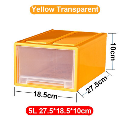 Veľkokapacitný úložný box do obývačky, spálne, plastové zásuvky na spodnú bielizeň, šatník, organizér na oblečenie