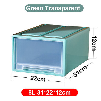 Veľkokapacitný úložný box do obývačky, spálne, plastové zásuvky na spodnú bielizeň, šatník, organizér na oblečenie