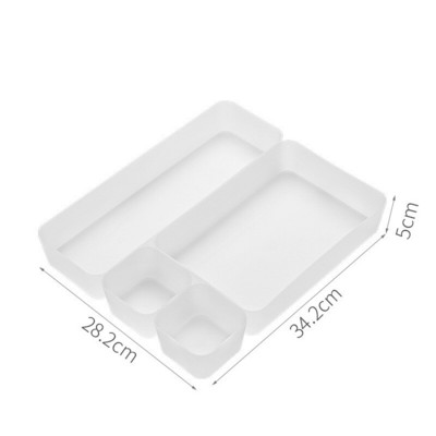 Reguleeritavad mitmesugused esemed 1 lauaarvuti kast Mitmesugused esemed korraldaja jagaja sahtel Kosmeetikakarp plastkonteinerite hoiukomplekt Viimistlus