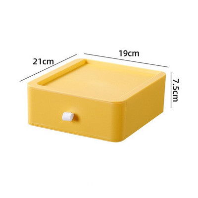 Stolna kutija za pohranu može se postaviti na stalak za kozmetiku za ruževe za usne. Jednostavna jednobojna ladica Vrsta uredske stolne košare za pohranu