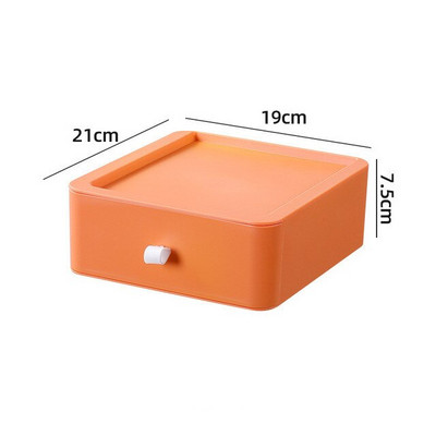 Stolna kutija za pohranu može se postaviti na stalak za kozmetiku za ruževe za usne. Jednostavna jednobojna ladica Vrsta uredske stolne košare za pohranu
