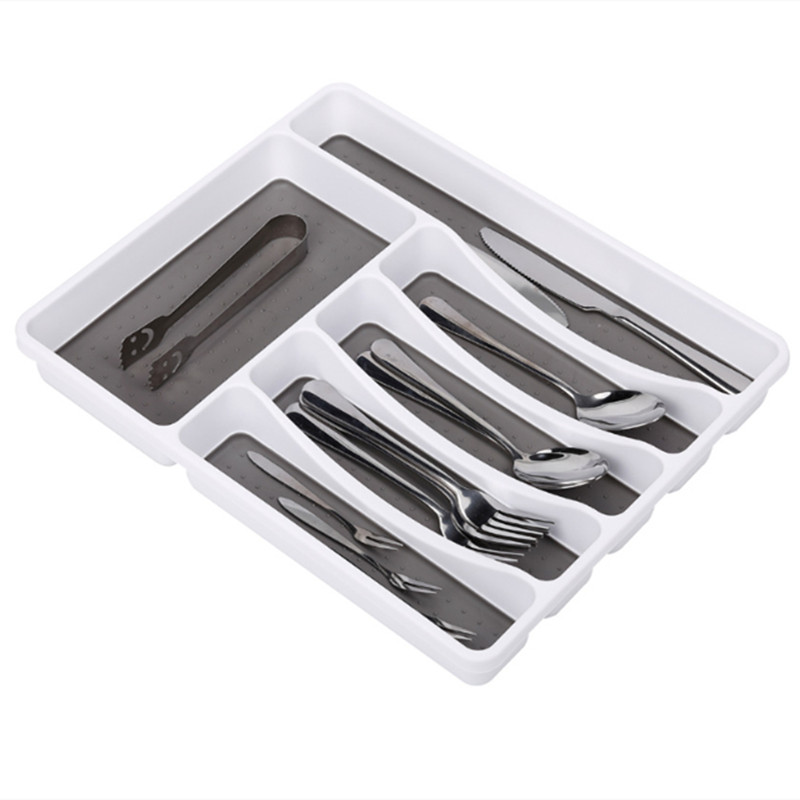 Úložný box na príbory, organizér na riad, úložný box na lyžice a vidličky, kuchynský organizér, zásuvka na príbory, úložný box