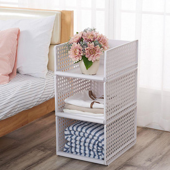Гардероб Сгъваем гардероб Спалня Организирайте тип чекмедже за съхранение за кошница