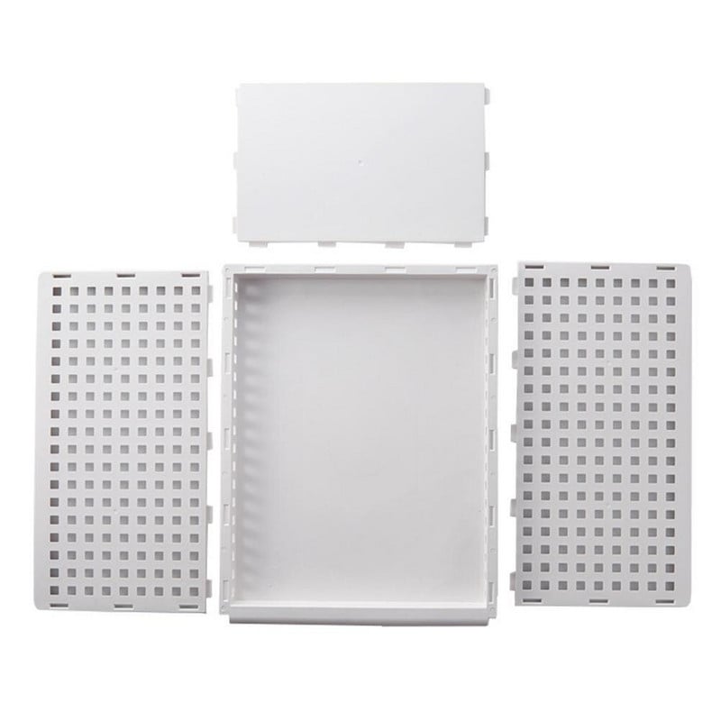 Skladací šatník, stohovateľný, spálňový úložný priestor, zásuvka na košík