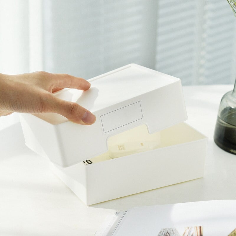 Úložný box so zásuvkami s krytom, klasifikácia, plastový organizér, kozmetika, kuchynské zásuvky, priečka, stolové produkty, skrytý šatník