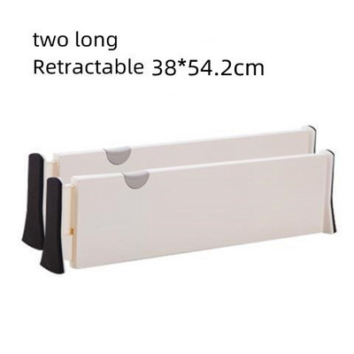 Nastaviteľný oddeľovač zásuviek, plastový organizér na make-up, skriňa, skriňa na spodnú bielizeň, príborník, kuchynský posuvný domáci