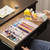 Plastový oddeľovač, úložné zásuvky pod stôl, organizér na papierenské potreby, stolová skrinka, kuchynská linka, korenie, kancelária, kozmetika, veci do domácnosti