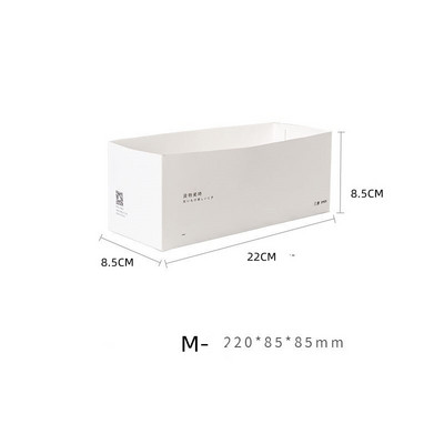 Kartónová krabica, úľ, zásuvkový organizér, stôl so zásuvkami, skriňa, úložný priestor na príbory, kuchynská kozmetika, šatník, nočné stolíky, potreby