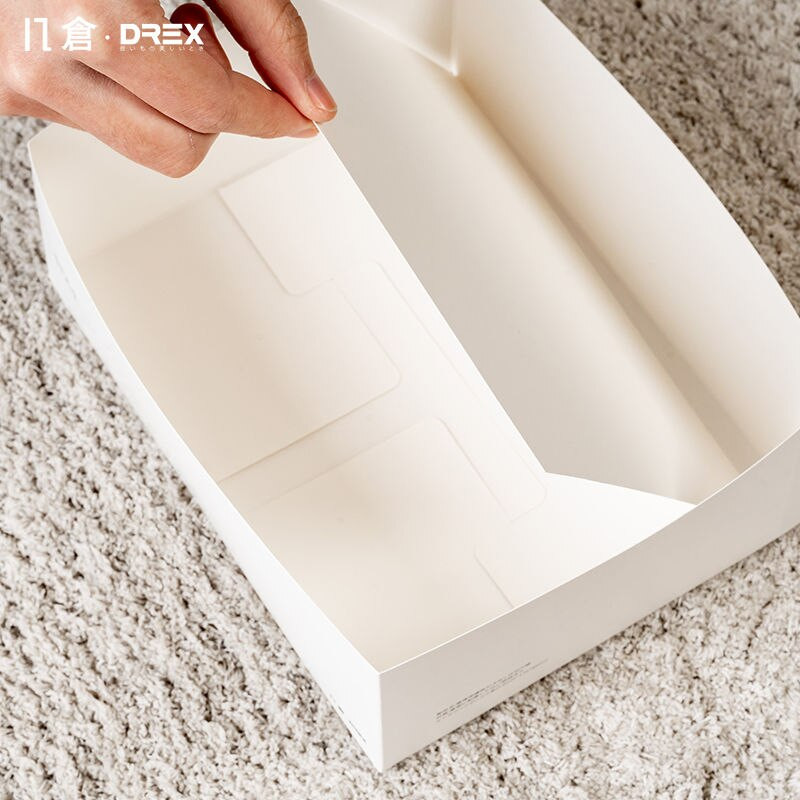 Kartónová krabica, úľ, zásuvkový organizér, stôl so zásuvkami, skriňa, úložný priestor na príbory, kuchynská kozmetika, šatník, nočné stolíky, potreby