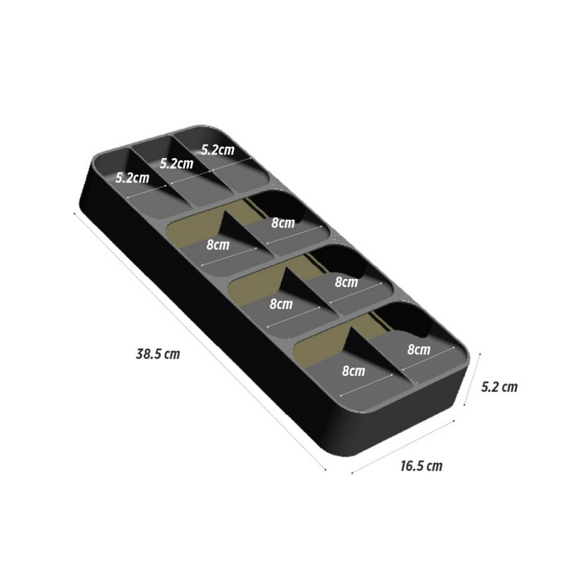 Kuchynský organizér, zásuvka na príbory, úložný box, podnos, vidlička, lyžica, deliaca priehradka na kuchynské náčinie, stojan na spotrebiče, skrinka, stojan