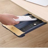 Samolepiaci zásobník na ceruzky, úložný priestor na stôl, zásuvka, organizér pod stôl, stojan, samolepiaci úložný priestor pod zásuvku