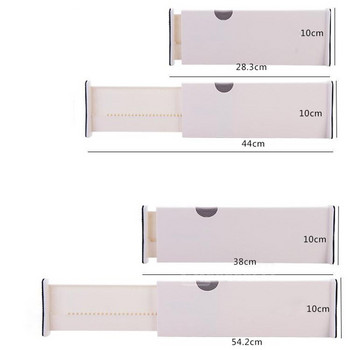Λευκά συρτάρια διαχωριστικά με ρυθμιζόμενο ελατήριο Επεκτάσιμη οργάνωση κουζίνας κρεβατοκάμαρας Αναδιπλούμενη συρταριέρα για το σπίτι