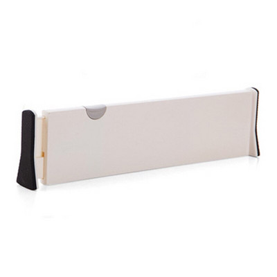 Despărțitoare pentru sertare albe, reglabile cu arc, extensibil, pentru bucătărie, dormitor, organizator, sertar retractabil, panou despărțitor pentru casă