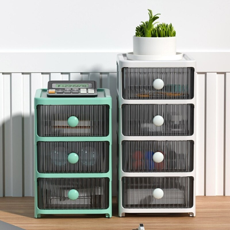 Stolný úložný priestor Echome, kozmetická krabica na rúž, zásuvkový typ, priehľadná úložná skrinka, kancelársky nábytok, úložný stojan na dokončovacie potreby