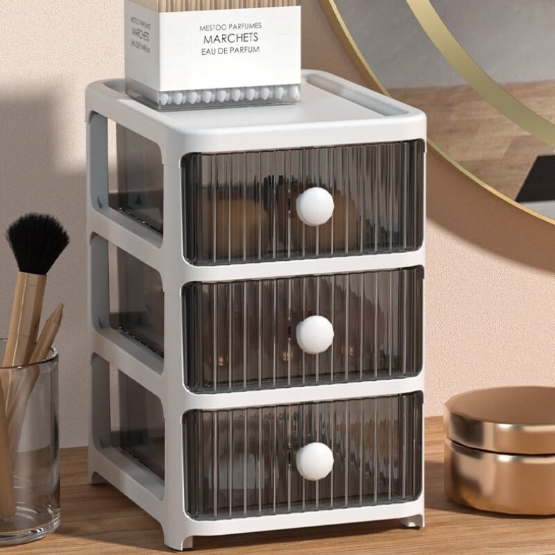 Stolný úložný priestor Echome, kozmetická krabica na rúž, zásuvkový typ, priehľadná úložná skrinka, kancelársky nábytok, úložný stojan na dokončovacie potreby