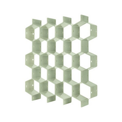 Szekrényelválasztók Műanyag válaszfal Méhsejt alakú fiókrendező 8db kisruházathoz és kozmetikai osztályozáshoz Clapdeszka