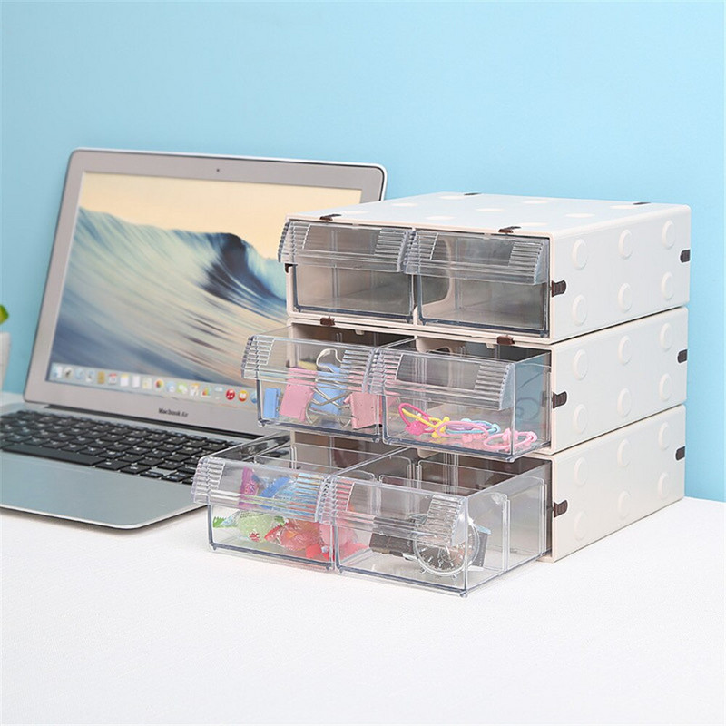 Sertar de depozitare din plastic cu 1 strat Organizator de sertar de depozitare pentru birou minimalist, articole diverse pentru machiaj, container pentru documente din hârtie acasă