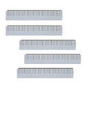 5 vnt. / rinkinys plastikinis „pasidaryk pats“ tinklelio skirstytuvas, tinkamas tvarkingam drabužinės makiažui