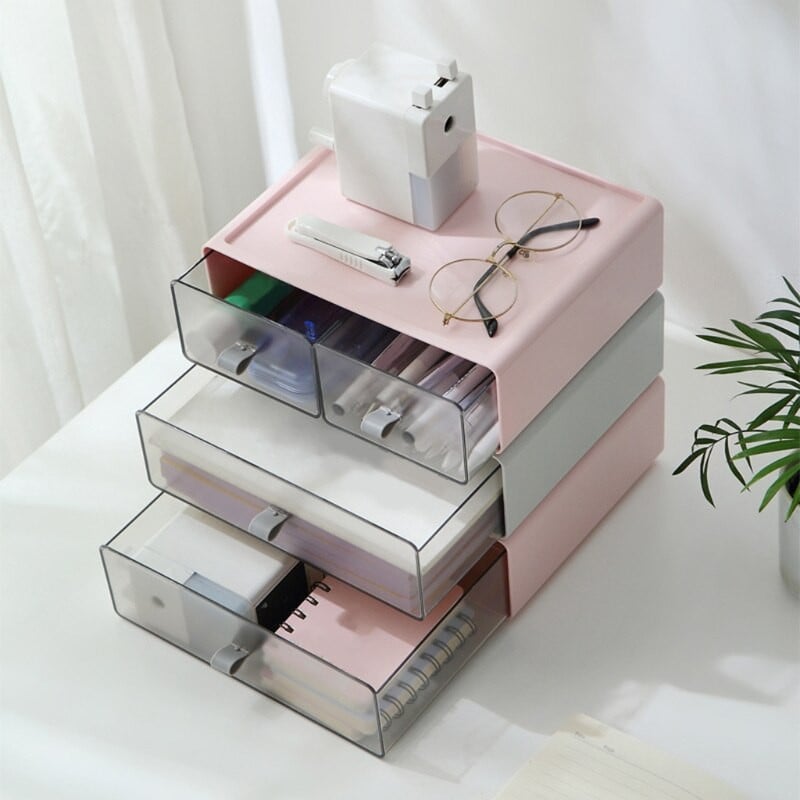 Multifunkčné police, úložný priestor, stolový úložný priestor, plastové stolové police, organizér na kozmetické potreby, plastový úložný priestor