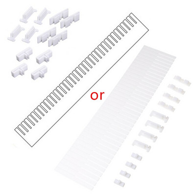 Despărțitoare de sertare, Organizatoare despărțitoare de sertare 5 buc. Grilă din plastic DIY reglabilă 53CA