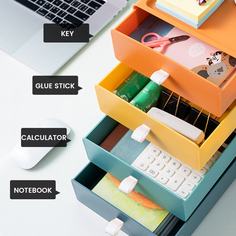 Úložný box na stôl so zásuvkami, stohovateľné zásuvky na stôl s rukoväťou, veľkokapacitný organizér na makaróny, opakovane použiteľný