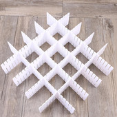 12 buc. Separator de sertar reglabil Combinație gratuită de sertar Clapboard Articole de clasificare Separator dulap dulap