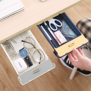 Συρτάρι Office Under Desk Organizer Τραπέζι Αποθήκευση Κουτί Πάστα Τύπος Συρτάρι Οικιακά Καλλυντικά Είδη Κουζίνας Αποθήκευση