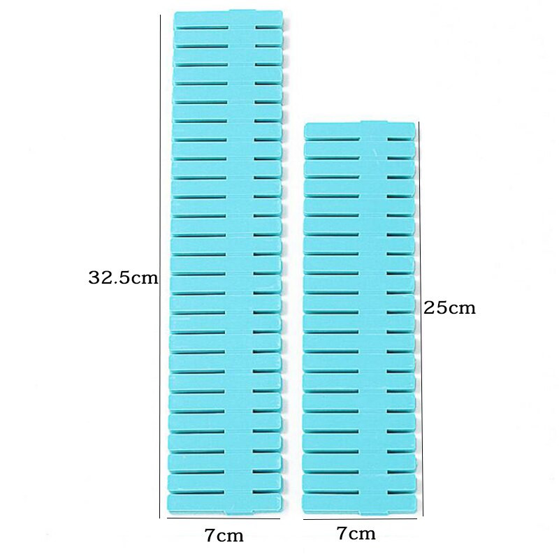 4 ks/sada nastaviteľný oddeľovač zásuviek plastový DIY oddeľovač šindľový organizér pre domácnosť nástroj na úsporu miesta na spodnú bielizeň ponožky úložný organizér