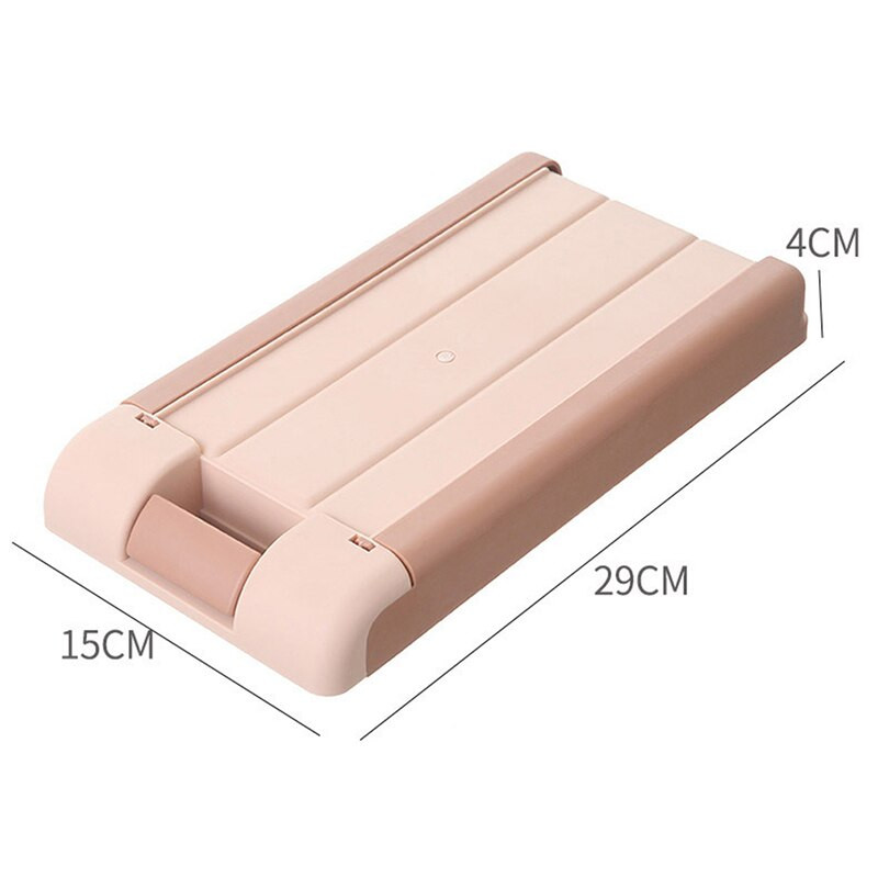 Prenosná skrytá úložná skrinka na stôl so zásuvkou, vložená do zásuvky na pero bez klincov, kozmetická krabička