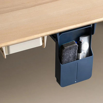 Залепваща кутия за съхранение, място под чекмеджето на бюрото, скрита, органайзер, тава за сортиране, органайзер за бюро