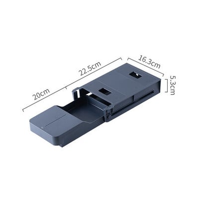 Lipni laikymo dėžė, vieta po stalo stalčiumi, paslėpta, tvarkyklė, rūšiavimo dėklas, stalo tvarkyklė