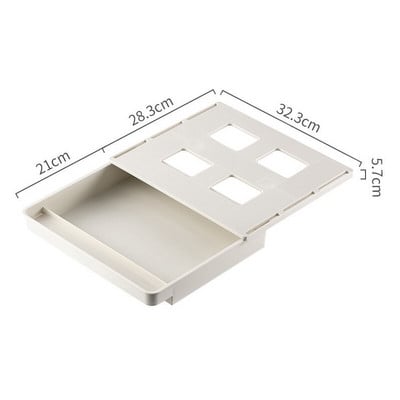 Lipni laikymo dėžė, vieta po stalo stalčiumi, paslėpta, tvarkyklė, rūšiavimo dėklas, stalo tvarkyklė