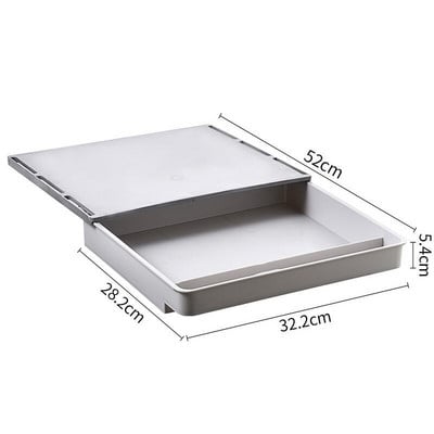 Lipni laikymo dėžė, vieta po stalo stalčiumi, paslėpta, tvarkyklė, rūšiavimo dėklas, stalo tvarkyklė