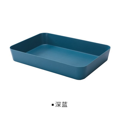 Úložný box so zásuvkami, kuchynský riad, malá obdĺžniková plastová stolová kozmetika