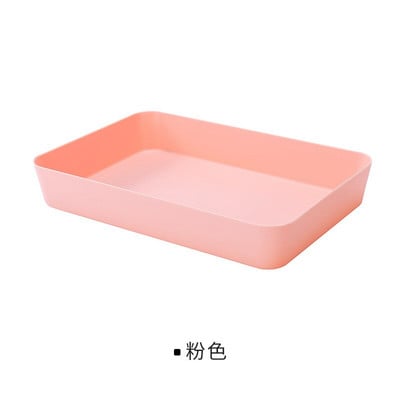 Úložný box so zásuvkami, kuchynský riad, malá obdĺžniková plastová stolová kozmetika