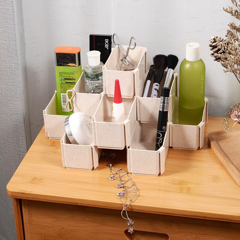 6 ks Zásuvka na úložný priestor na papierenstvo Kuchynské deliace priečky Krabica na náradie Stolný organizér Systém Stolná spodná bielizeň Pod stôl Make-up na ponožky