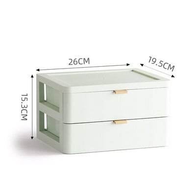 Jednoduché šperkovnice, vnútorné stolové úložné skrinky, zásuvkový typ, kozmetické nočné stolíky, kancelária, dokumenty, študentské náčinie