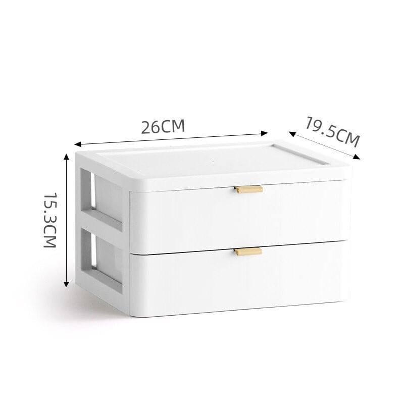 Jednoduché šperkovnice, vnútorné stolové úložné skrinky, zásuvkový typ, kozmetické nočné stolíky, kancelária, dokumenty, študentské náčinie