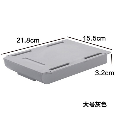 Raštinės reikmenų dėžutė po rašomuoju stalu Paslėptas pastos stalčius laikymo dėžutė Studento rašiklio laikiklis Plastikinis įvairių reikmenų konteineris vaikams įtaisas