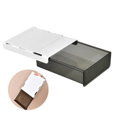 Skrytý úložný box pod zásuvkou stola, samolepiaci držiak na perá, držiak na ceruzky, stôl, domáca kancelária, papiernictvo, rôzne potreby, organizér