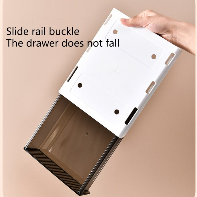 Skrytý úložný box pod zásuvkou stola, samolepiaci držiak na perá, držiak na ceruzky, stôl, domáca kancelária, papiernictvo, rôzne potreby, organizér