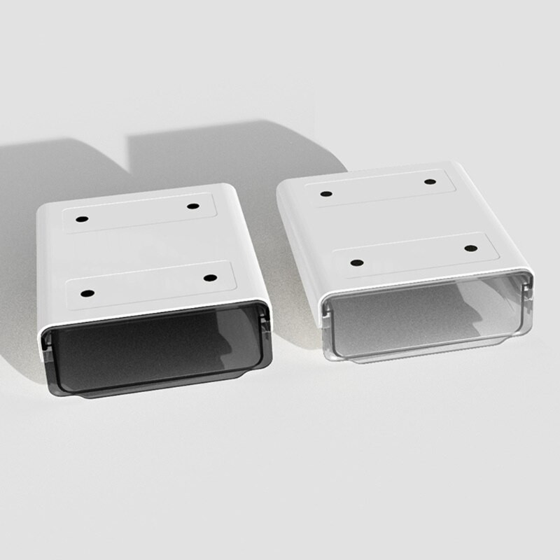 Samolepiaci organizér zásuviek s posuvným vekom, úložný priestor, držiak kontajnera