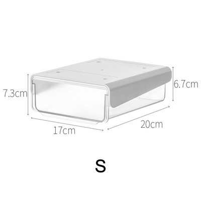 Κρυφά Συρτάρια Αποθήκευση Οικιακής Κουζίνας Διαφανείς Οργανώσεις Φορητά αυτοκόλλητα κουτιά τραπεζιού κάτω από το γραφείο χωρίς διάτρηση